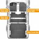 Floor Mats for Honda Ridgeline 2017 2018-2026, TPE Ridgeline Sport,RTL,Trail Sport,Black Edition, RTL-E Floor Mats, Non-Slip Waterproof Summer Winter 1st & 2nd Row & Bed Liners