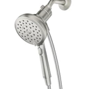 Moen Verso Handshower, Detachable Round Shower Head with Magnetix Docking System, 60" Hose, Spot Resist Brushed Nickel, 220H2SRN