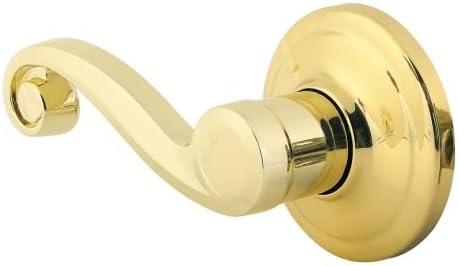 Kwikset Signature Series 97880-682 Polished Brass Left Hand Surface Mounted Half Dummy Lever