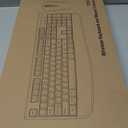 Wireless Keyboard and Mouse Combo, Full-Sized 2.4GHz Wireless Keyboard with Comfortable Palm Rest and Optical Wireless Mouse for Windows, Mac OS PC/Desktops/Computer/Laptops (Black)