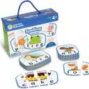 Learning Resources Spelling Puzzle Cards, Kindergarten Readniness, Self Correcting Puzzles, Ages 4+