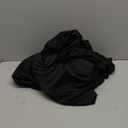 Tohetsuzp Black Spandex Tablecloth, Elastic Fitted Table Skirt for 6ft Rectangle Tables (72x30 Inch), Wrinkle-Free Washable Table Cover for Wedding, Banquet, Party, Events