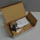 Shed Door T-Handle Lock Latch Kit with 4 Keys, Shed Barn Coop Storage Door T-Lock Set, Adjustable 5-1/2" Stem, Heavy-Duty Zinc Alloy, Black Powder Coated Left Lock - 1pack