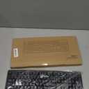 QUASIO Wireless Keyboard, 2.4G FullSized Ergonomic Wireless Computer Keyboard with Wrist Rest for Windows, Mac OS Laptop/PC/Desktop/Notebook (Black)