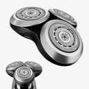 SH90 Replacement Rotary Heads for Shavers Series 9000, New Version of Metal Wheel Buckle and Upgrade Double-Layer Precision Blades