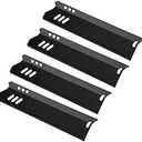 GasSaf 15 inch Heat Plate Replacement for Backyard GBC1460W, GBC1461W, Dyna-glo DGF510SBP, DGF510SSP, Uniflame GBC1059WB, BHG and Others, Porcelain Steel Heat Shield Tent(15" x 3 13/16")(4-Pack)