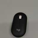 Logitech Pebble Mouse 2 M350s Slim Bluetooth Wireless Mouse, Portable, Lightweight, Customizable Button, Quiet Clicks, Easy-Switch for Windows, macOS, iPadOS, Android, Chrome OS - Black