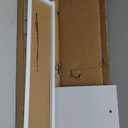 SSWBasics Adjustable White Costumer Stand  Single Arm Clothes Rack - Retail Clothing and Garment Display Stand  Ideal For Showcasing Hanging Items In Thrift Shops, Boutiques and Retail Stores