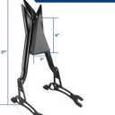 27 Tall Detachable Sissy bar for Indian Challenger/Chief Dark Horse/Chieftain Elite/for Indian Pursuit/Springfield/Roadmaster/Vintage 2014-2026 (27" Black)