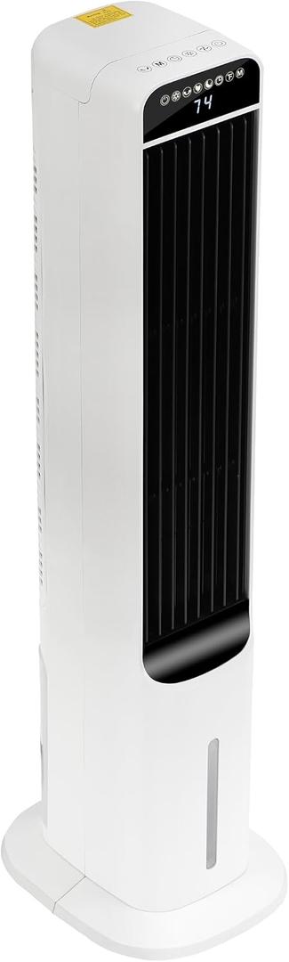 Uthfy Cooling Fans That Blow Cold Air, Portable Evaporative Air Cooler with Remote, 30 inch