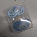 MAM Perfect Baby Pacifier 16+ Months, Extra Thin Nipple, Developed with Orthodontists, Clinically Proven, Glows in The Dark, BPA-Free Silicone, Pack of 2, Made in Europe (Blue Teal/Blue Sky)