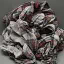 Comfort Spaces Cotton Flannel Sheets King Size, Ultra Soft Flannel Sheet Set with 14" Elastic Pocket, Plain Print Warm Flannel Bedding, Scottish Plaid Red 4 Piece