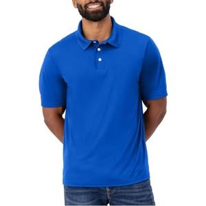 Hanes Sport Men's Polo Shirt, Men's Cool DRI Moisture-Wicking Performance Polo Shirt, Jersey Knit Performance Polo Shirt, XL