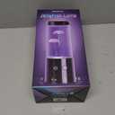 FBSPORT Jellyfish Lamp, Jellyfish Night Aquarium Tank Night Light 17 Color Changing with Remote Control for Kids Adults Home Office Decor Table Lamp Gifts for Christmas(Black, 12 inch)