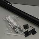 Probebi Retractable Baby, Child & Dog Gates for Stairs, Extends to 54" Wide 34" Tall, Use for Outdoor, Indoor, Hallways, Doorways, Deck, Porch, Black