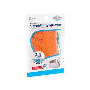 Cleaning Solutions Microfiber Scrubbing Sponges