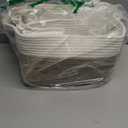 OIAHOMY 3 Pack Storage Baskets for Organizing, 13''X9.85''X8.7'' Storage Bins,Woven Basket with Handles, Toy Storage Bin,Stylish Room Decor Basket, white & Brown variegated