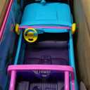 Barbie Hot Wheels RC SUV, Remote-Control Vehicle That Fits 2 Fashion Dolls & Accessories, Includes Kid-Applied Stickers for Customization