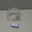 WOGOZAN Instant Mini 12 Clear Case for Fujifilm Instax Mini 12 Instant Film Camera, Camera Protective Case with Upgraded Back Pocket Hold 10 Films and Two Adjustable Strap (No Camera)