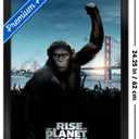 Trends International Rise of the Planet of the Apes (2011) - One Sheet Wall Poster, 34L x 22.4W, Black Framed Version