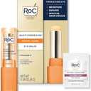 RoC Multi Correxion Revive + Glow Eye Balm with Vitamin C (0.14 oz) + Retinol Eye Cream Packette