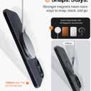 TORRAS Magnetic Slim Fit for iPhone 17 Case, Ultra-Thin Compatible with MagSafe, Stronger Magnetic + Thinner, Lightweight Matte Anti-Scratch Hard PC Cover Phone Case for iPhone 17, Black