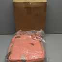 Diaper Bag with Changing Station, Waterproof 3 in 1 Baby Diaper Backpack with Foldable Changing Pad, Large Travel Back Pack for Baby Girl Boy, Peach Pink