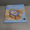 Kikidex Toddlers Toys Age 1-3, Magnetic Drawing Board, Toddler Girl Toys for 1-2 Year Old, Doodle Board Pad Learning and Educational Toys for 1 2 3 Year Old Baby Kids Birthday Gift (Dark Blue)