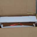 NTC Lux Solid Wood Nightstand with Drawer, Mid Century Modern Side Table Bedroom, Bedside Furniture, Night Stand, End Table, Easy Assembly - Dark Walnut