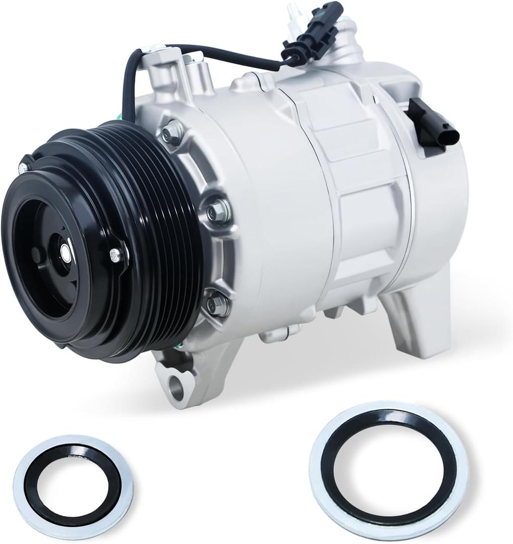 Air Conditioning Compressor Replacement for Chevy Traverse Buick Enclave 2013-2023, GMC Acadia 2013-2016, 2017 GMC Acadia Limited,3.6L V6 AC Compressor 2931654 23229829 234993922 67322 68322