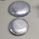 Rubtlamp 60Pcs Clear Plastic Plates,Clear Disposable Plates With Gold Rim,Heavy-duty Gold Plates,Hammered Party Plates Include 30Clear Dessert-Platos,30Dinner-Platos for Wedding, Party