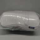 DONAMA Cervical Pillow for Neck and Shoulder,Contour Memory Foam Pillow,Ergonomic Neck Support Pillow for Side Back Stomach Sleepers with Pillowcase (Queen Size 24.8"Lx14.96"Wx5.51"H, Light Grey)