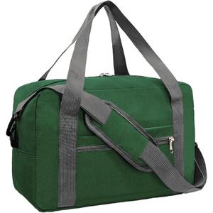 For Spirit Airlines Personal Item Bag 18x14x8 in Underseat Carry-on Luggage foldable Travel Duffle Bag for Airplanes(30L, Army Green)