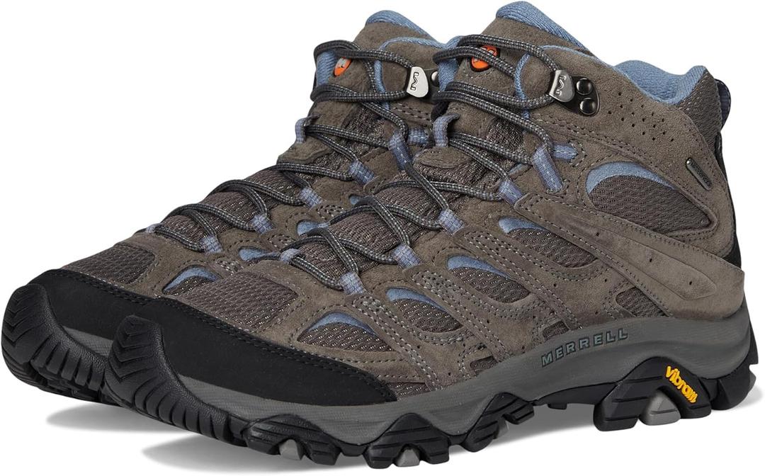 Merrell Women's Moab 3 Mid Waterproof Hiking Boots (9.5 Wide, New Granite)