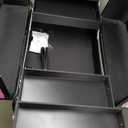 Makeup Train Case with Drawer, Rolling Makeup Case, Cosmetology Case on Wheels, Gift, Large Makeup Case Organizers, Professional for Salon Barber, Nail, Tattoo, Black Colourful