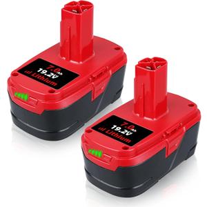 (Upgraded 7.0Ah Li-ion) 19.2V DieHard C3 battery Replacement for Craftsman 19.2 Volt Battery C3 XCP 130279005 1323903 130211004 11045 High Capacity Compatible with Craftsman 19.2V tools (2 Pack)