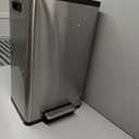 SONGMICS Trash Can, 13-Gallon Gabbage Can, with 15 Trash Bags, Stainless Steel, with Soft-Close Lid, Removable Inner Bucket, Handles, Silver ULTB595E01