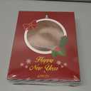 AIMUDI Brown Bows 7''9'' Christmas Bows for Gift Wrapping Faux Fur Present Bows Premade Bows for Christmas Trees Fireplaces Wreaths Staircases Crafts Home Outdoor Winter Decoration, 6 PCs