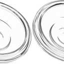2PCS Wearable Pump Liquid Silicone Replacement Accessory Large Comfortable Flange Inserts for Breast Pump S9 S10 S12 Kmaier Luxlady (24mm)