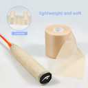 4 Rolls Pre Wrap Tape 2.75 Inch x 30 Yards Prewrap Athletic Tape, Prewrap Headbands for Hair Soccer, Foam Underwrap Sports Wrap for Wrists Elbows Knees Ankles, Avoid Skin Injuries (Beige)