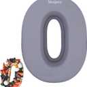 Meajore 3D Large Number Cake Mould,Silicone Baking Letter Ectangle Novel Cake Tins for Birthday Festival and Relationship Marry Anniversary Wedding Party,10 inch Number of 0