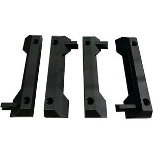 4Pcs Mounting Feet for ToughBuilt StackTech,Mounting Plate Brackets Cleats Compatible with ToughBuilt StackTech,Black