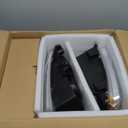 Headlight Assembly, Compatible with 2003 2004 2005 2006 Chevy Silverado 1500 2500 3500 1500HD 2500HD/03-06 Avalanche 1500 2500 Fit Models w/o Factory Cladding Chrome Housing Amber Reflector