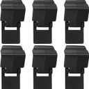 2 x Hemobllo 6 Pack Reptile Feeding Tank Buckles Anti-Escape Terrarium Locks for Turtle Breeding Boxes Compatible with Nomo Yl-07 Terrariums Durable Plastic Latches for Amphibious and Rainforest Tanks