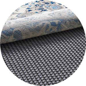 Veken 6 Ft Round Rug Pad Gripper for Hardwood Floors, Non Slip Circle Rug Pads for Area Rugs, Thick Dark Grey Rug Grippers for Tile Floors, Under Carpet Anti Skid Mat, Keep Your Rugs Safe and in Place