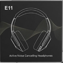 Active Noise Cancelling Headphones, Wireless Over Ear Bluetooth Headphones,100H Play Time Bluetooth Headphone with Microphone,Lightweight and Foldable Comfortable Deep Bass for Work/Gym Black