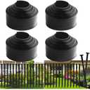 Landscape Edging 4Pack, 4in Tall-132FT Length Garden Edging with 120pcs Spikes, Plastic No Dig Edging for Landscaping, Garden Edging Border for Lawn, Flower Bed, Yard Pathway
