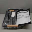 PXRACK Under Sink Organizer, Adjustable Height, 2 Tier Pull Out Under Cabinet Organizer, Slide Out Thickened Metal Under Sink Storage for Kitchen Bathroom Laundry Pantry Cabinet, Black, Large-1-Pack