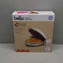 bella Flip-n-Store Waffle Maker with EverGood™ Ceramic Nonstick Coating, Fits-anywhere™ Kitchenware, Power Indicator Light, Cool Touch Handle & Cord Wrap, 7” Wide & 1" Deep Plates, 1000 Watt, Oatmilk