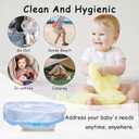 Disposable Potty Liners Travel Leak-Proof Bags for Kids Children and Toddlers, Drawstring Training Toilet Seat Liner Bags Absorb Odors & Water Strongly(60 Count)